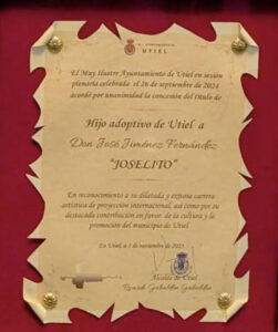 título hijo adoptivo joselito