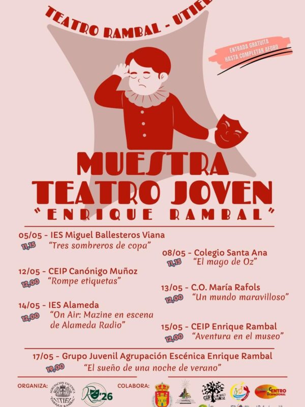 cartel muestra teatro joven