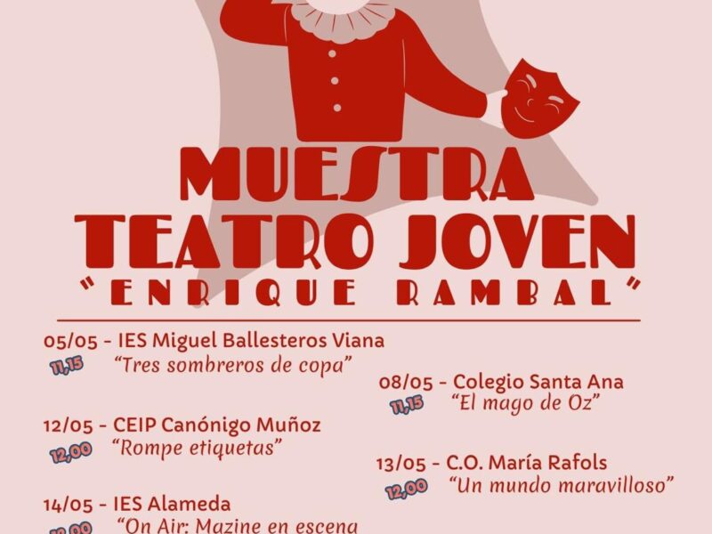 cartel muestra teatro joven