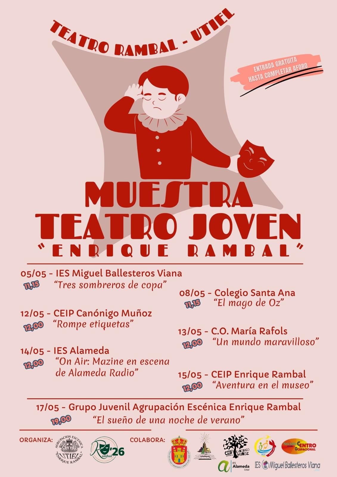 cartel muestra teatro joven