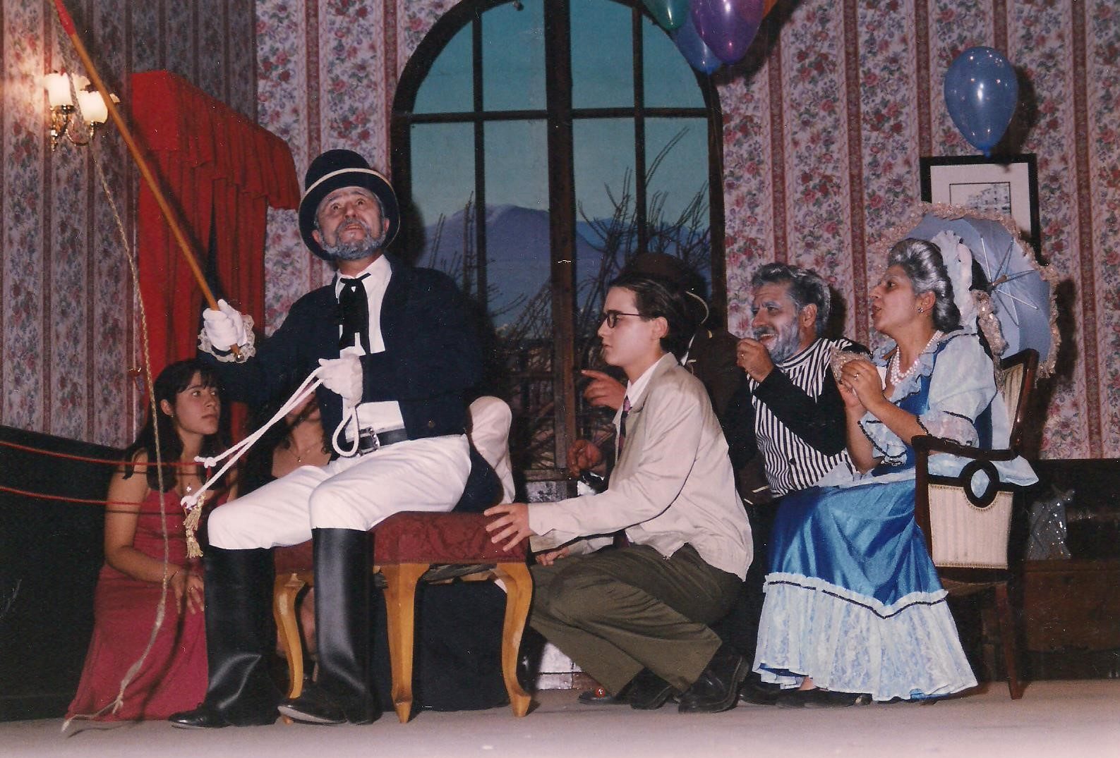 El landó de seis caballos